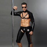 Leather Gay Police Officer Costume